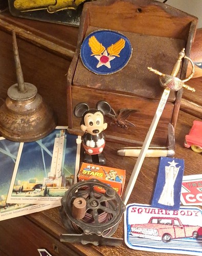 Vintage grandad junk drawer - grandad's,